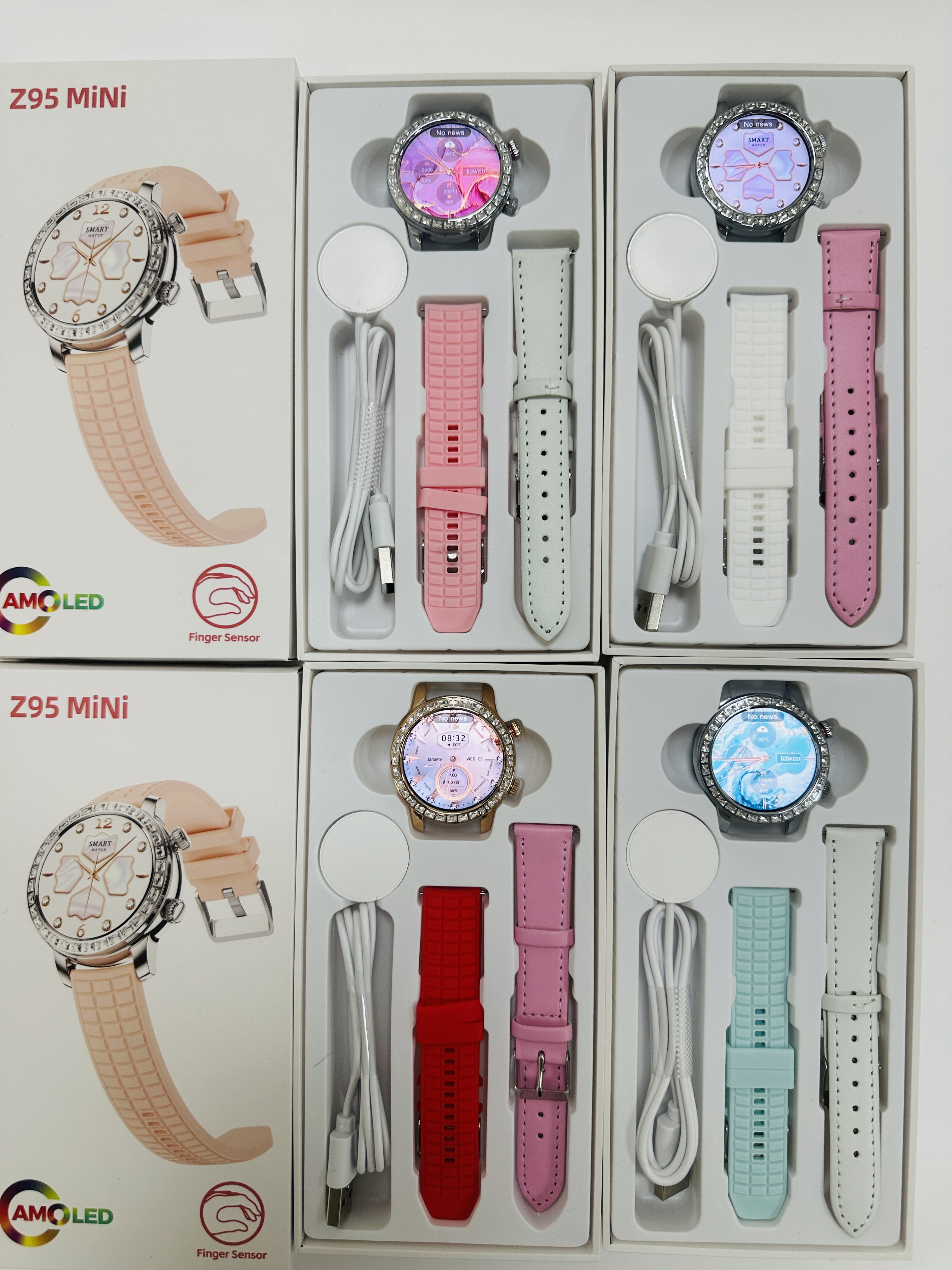 Z95mimi Lady smart watch Amoled Smartwatch Chatgpt Compass Health Monitoring Chat GPT Smart Watch Series