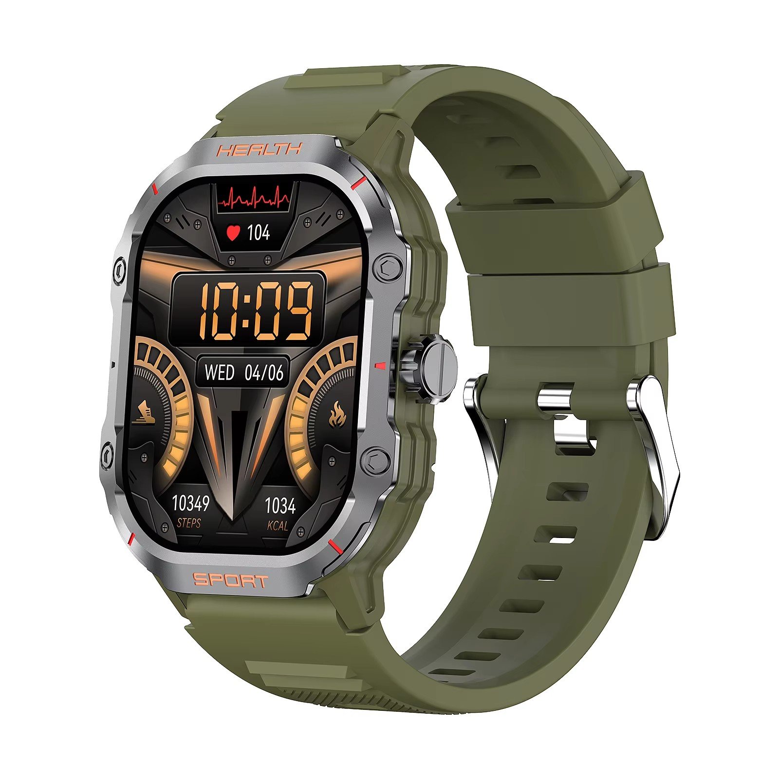 New 2.01 inch arrival Outdoor sports watches HK24 Multi-function BT Calling Business Smart Watch Multi-Sport Mode Smart watch