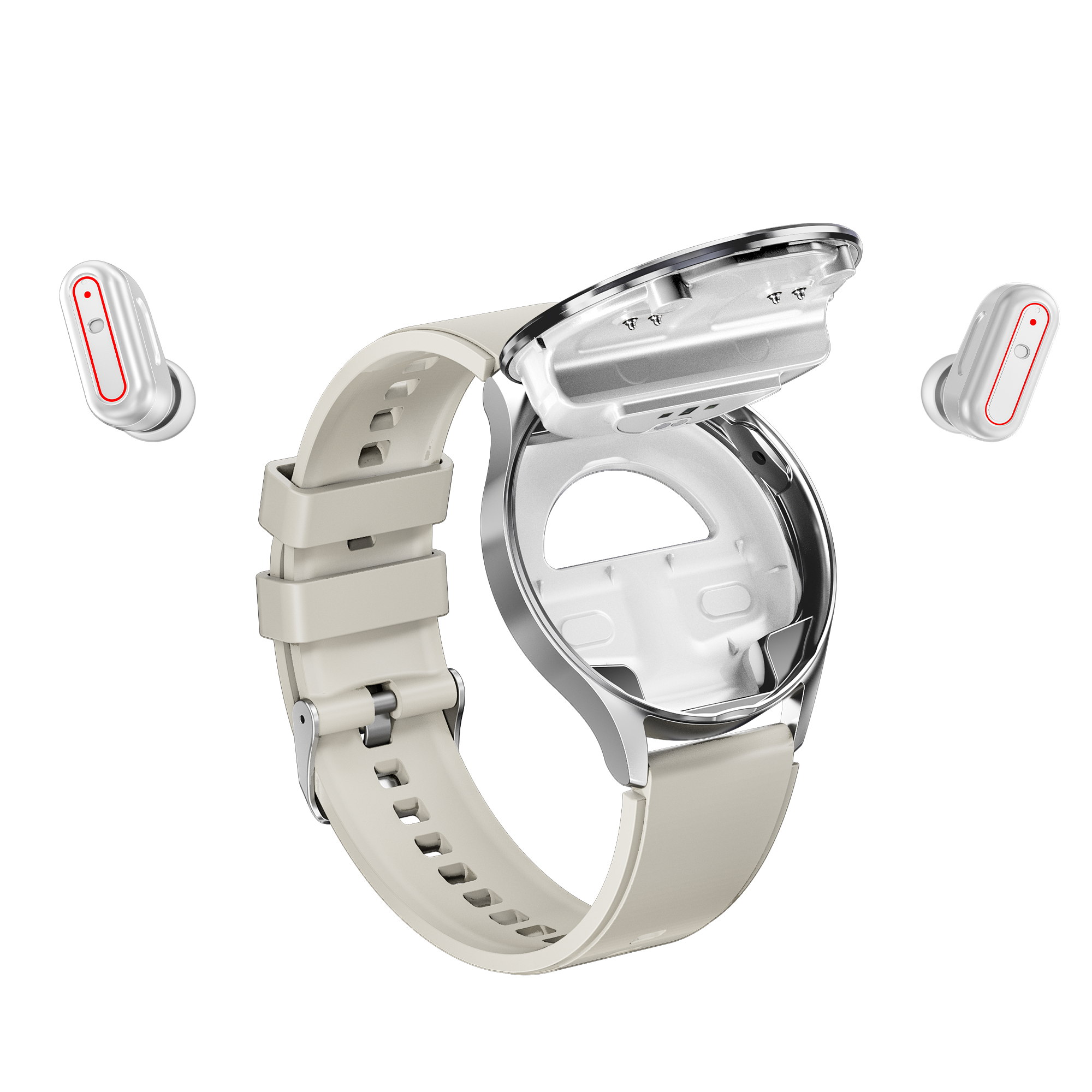 Health Monitoring Blood Oxygen Pressure Bracelet NFC BT Calling X10 Smart Watch With Earphone 2 in 1 Earbuds TWS Smartwatch