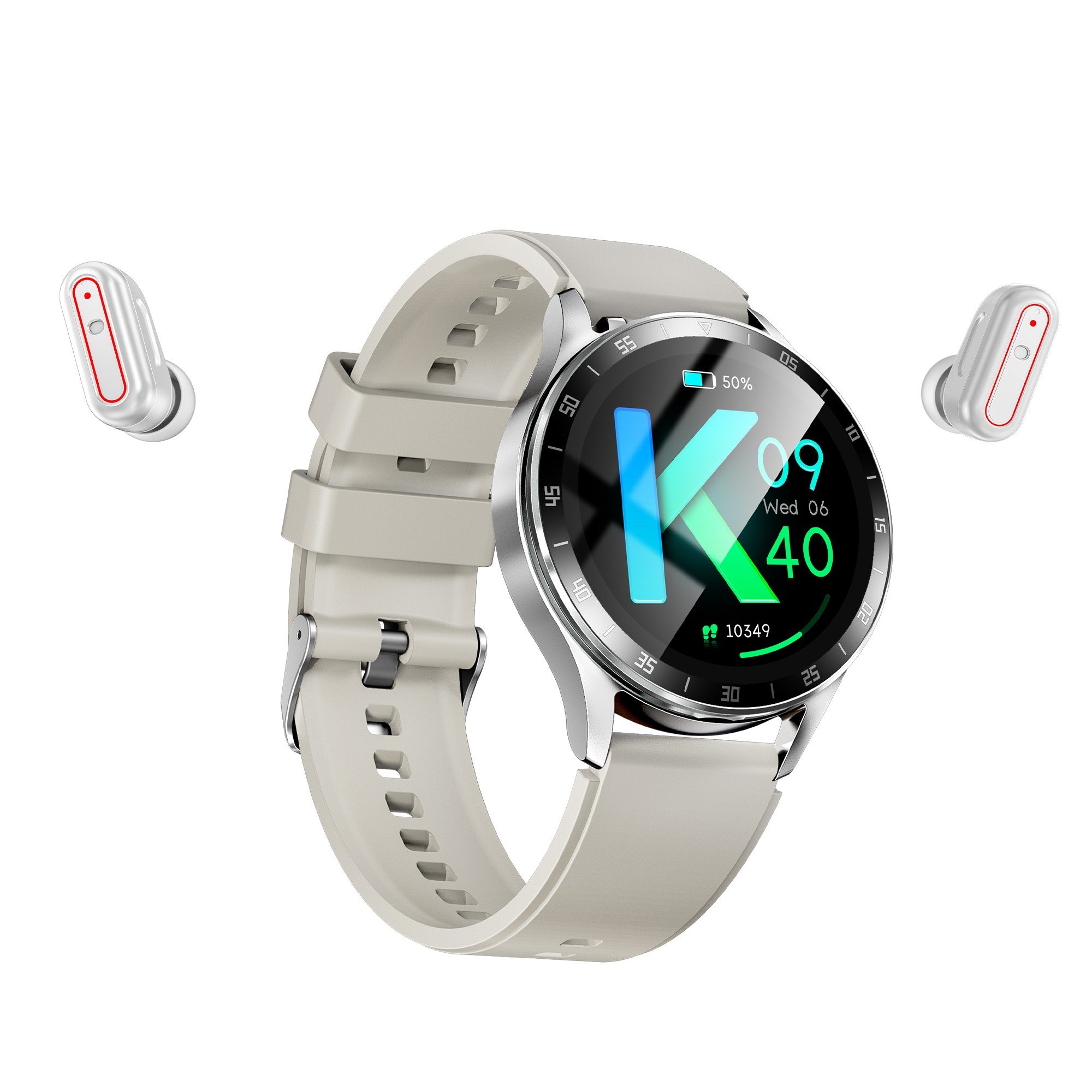 Health Monitoring Blood Oxygen Pressure Bracelet NFC BT Calling X10 Smart Watch With Earphone 2 in 1 Earbuds TWS Smartwatch