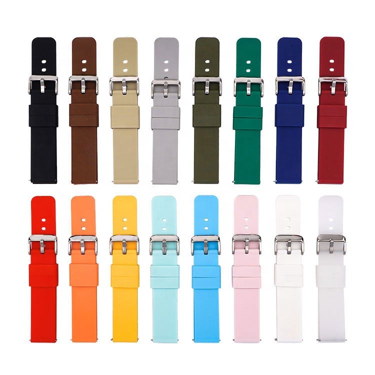 Watch Straps Replacement Watch Bands Quick Release Soft Rubber - Silicone Fashion SY Smart Watch Mi Band Opp Bag Packaging 20g