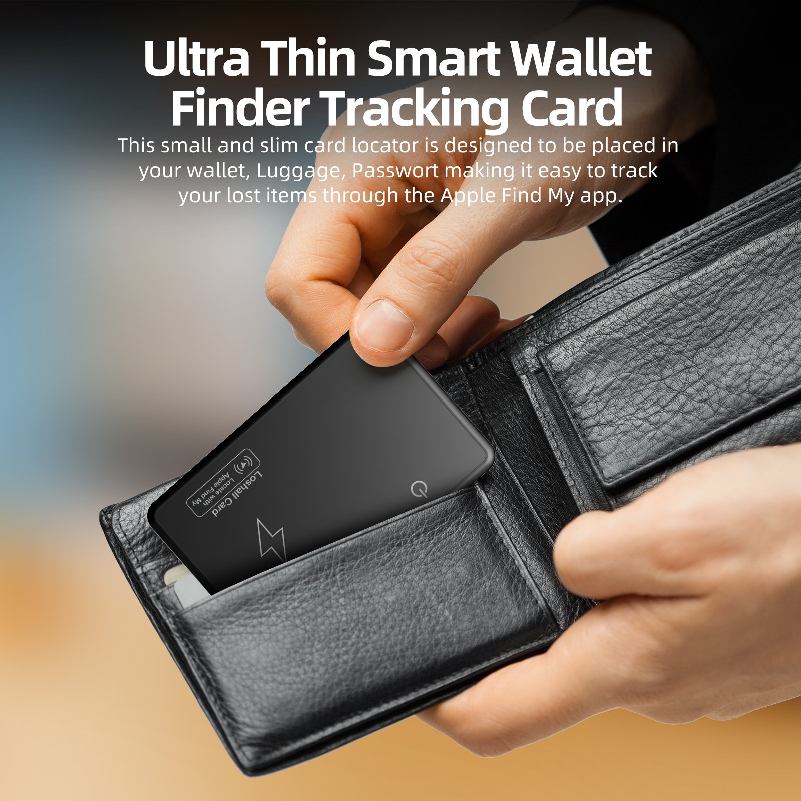 2024 Unlimited Range Smart FCC-ID Find My Tag Tracker mini GPS Locator Key Wallet Finder Anti lost Tag Loshall Tracker