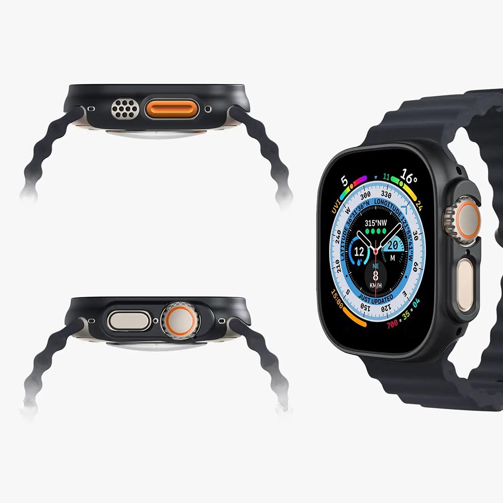 New Design Hard PC Bumper Protective Cover Smart Watch Case for Apple Watch 8 41mm 45mm Ultra 49mm