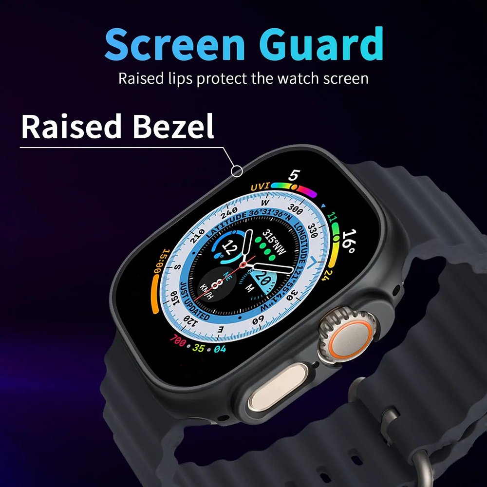New Design Hard PC Bumper Protective Cover Smart Watch Case for Apple Watch 8 41mm 45mm Ultra 49mm