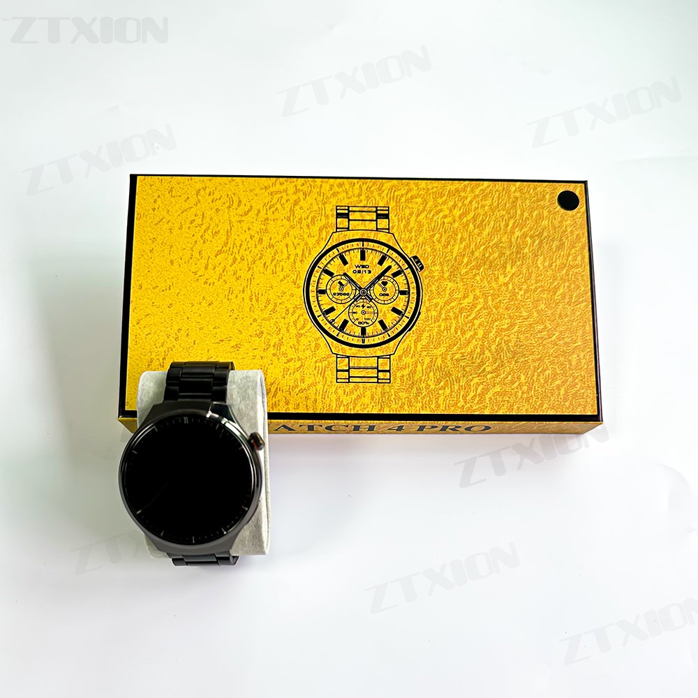 2024 Hot sales Watch 4 Pro Smart watch with double straps Round screen MAX Fitness Watch Good quality From