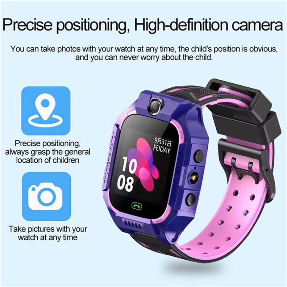 Waterproof Q19 Kids Watches Call Children SmartWatch SOS Phone Watch Smart For Kids With Sim Card Photo IP67 Watches