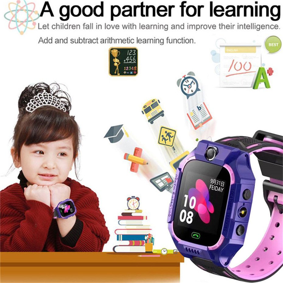 Waterproof Q19 Kids Watches Call Children SmartWatch SOS Phone Watch Smart For Kids With Sim Card Photo IP67 Watches