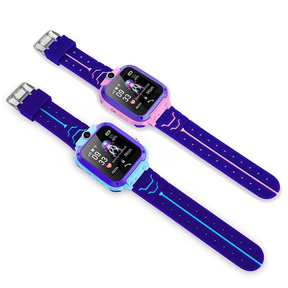Q12 2G Smart Watch for Kids Waterproof IP67 Color Display Android Operating System Sim Card Support Perfect Gift for Boys Girls