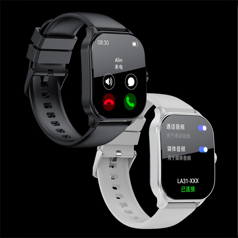 LA31 1.96 inch 3d Curved Screen Smartwatch with Amoled display Fitness Sport Smart Watch Bands in China
