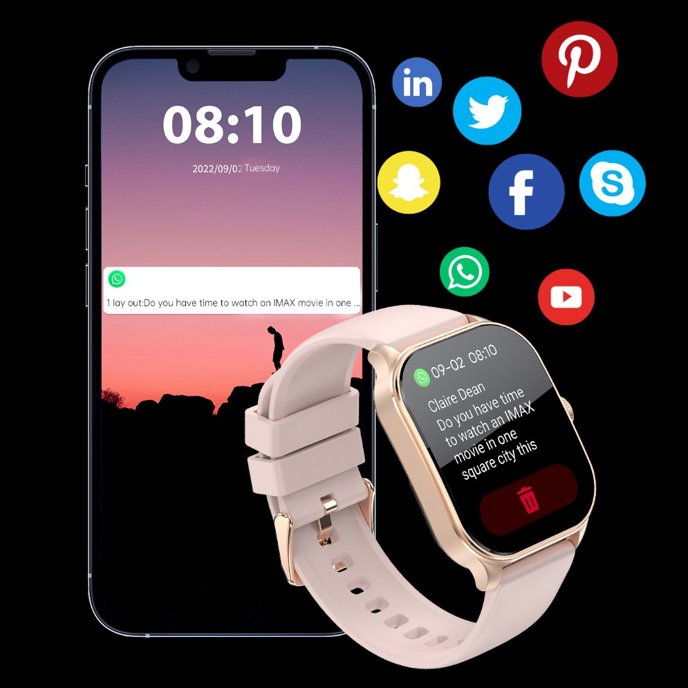 LA31 1.96 inch 3d Curved Screen Smartwatch with Amoled display Fitness Sport Smart Watch Bands in China