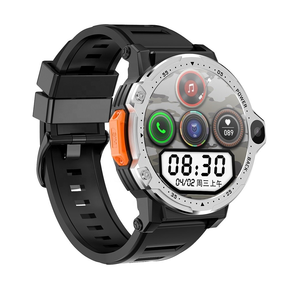Latest 4G Smart Watch PG999 Wifi GPS NFC Video Smartwatch Phone 1.54" Round Display 800mAh Big Battery Android 8.1 4G Lte Watch