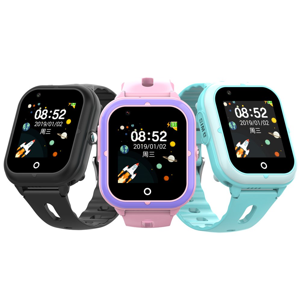 Fashion Waterproof SIM Card GPS Tracking Bracelet Kids Smart Watch with Camera and SOS