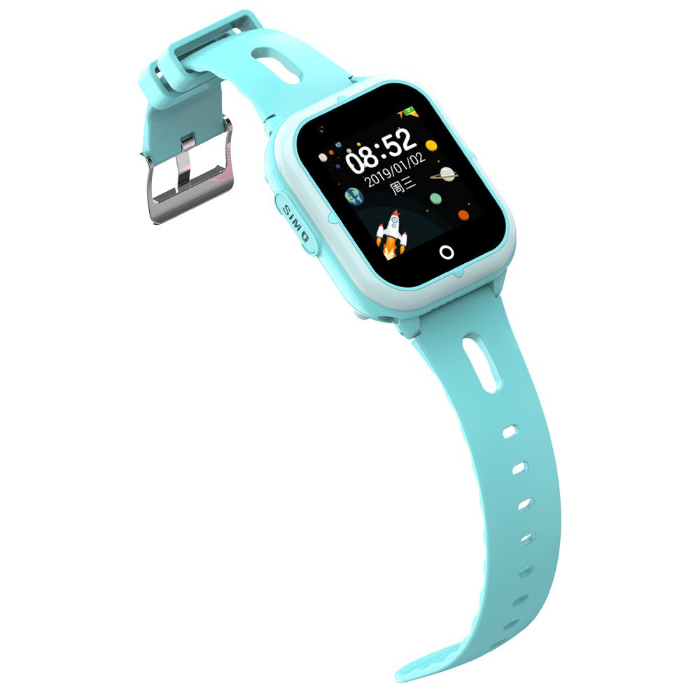 Fashion Waterproof SIM Card GPS Tracking Bracelet Kids Smart Watch with Camera and SOS