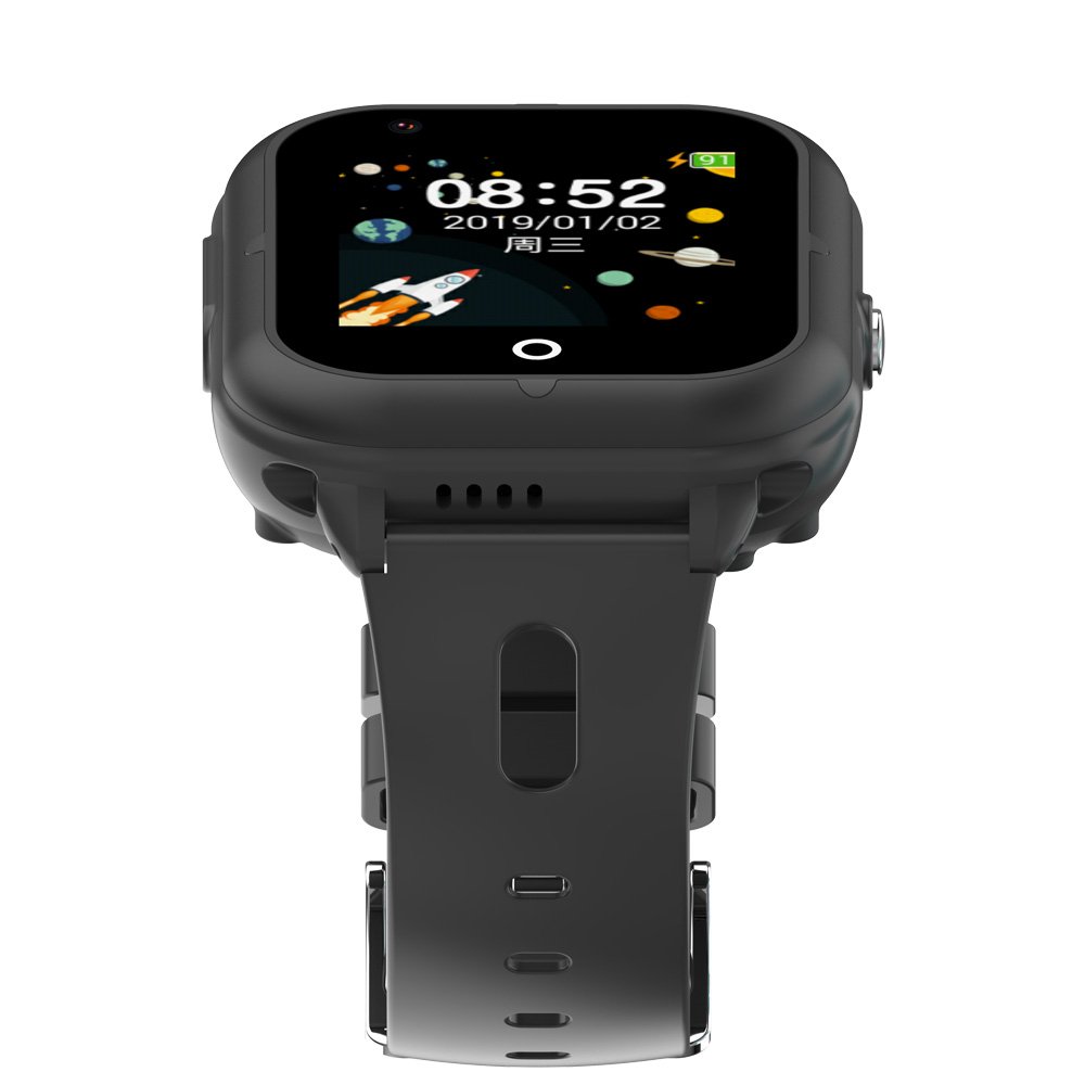 Fashion Waterproof SIM Card GPS Tracking Bracelet Kids Smart Watch with Camera and SOS