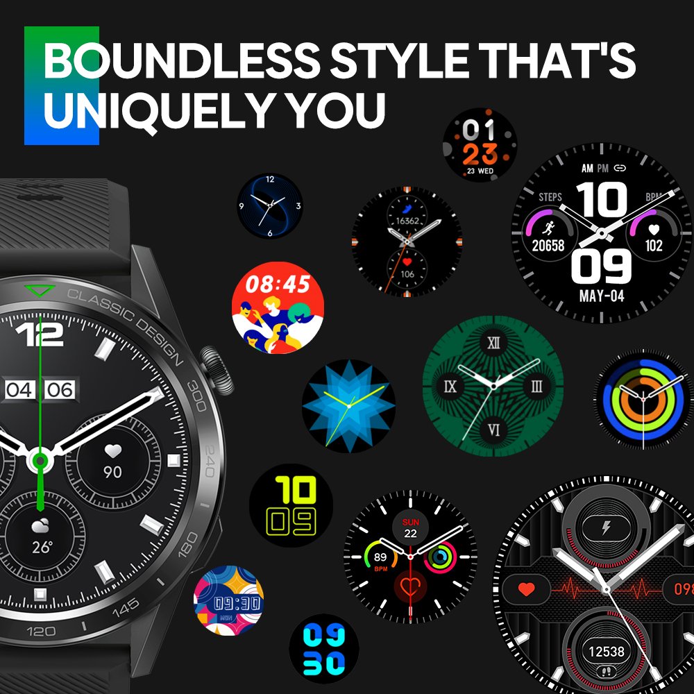 Zeblaze Btalk 3 Smart watch 1.43 inch Voice Calling Smartwatch IP 68 waterproof Heart Rate fitness Smart Bracelet