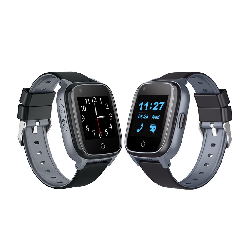 Wonlex 2024 KT17S Waterproof GPS Smart Watch Elderly Hot Sale Video Call Camera 4G SIM Card WiFi iOS Operation Square Shape GSM