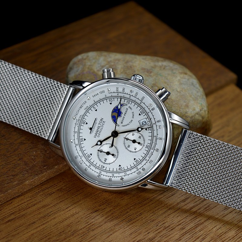 OEM ODM custom logo watches casual man waterproof steel watch multi functional movement chronograph wrist watches men