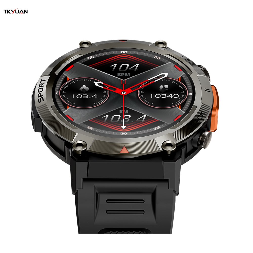 Fashion Round S100 Smartwatch Calling Function Android Watch Mens Waterproof Touch Multiple sports modes Smart Watches