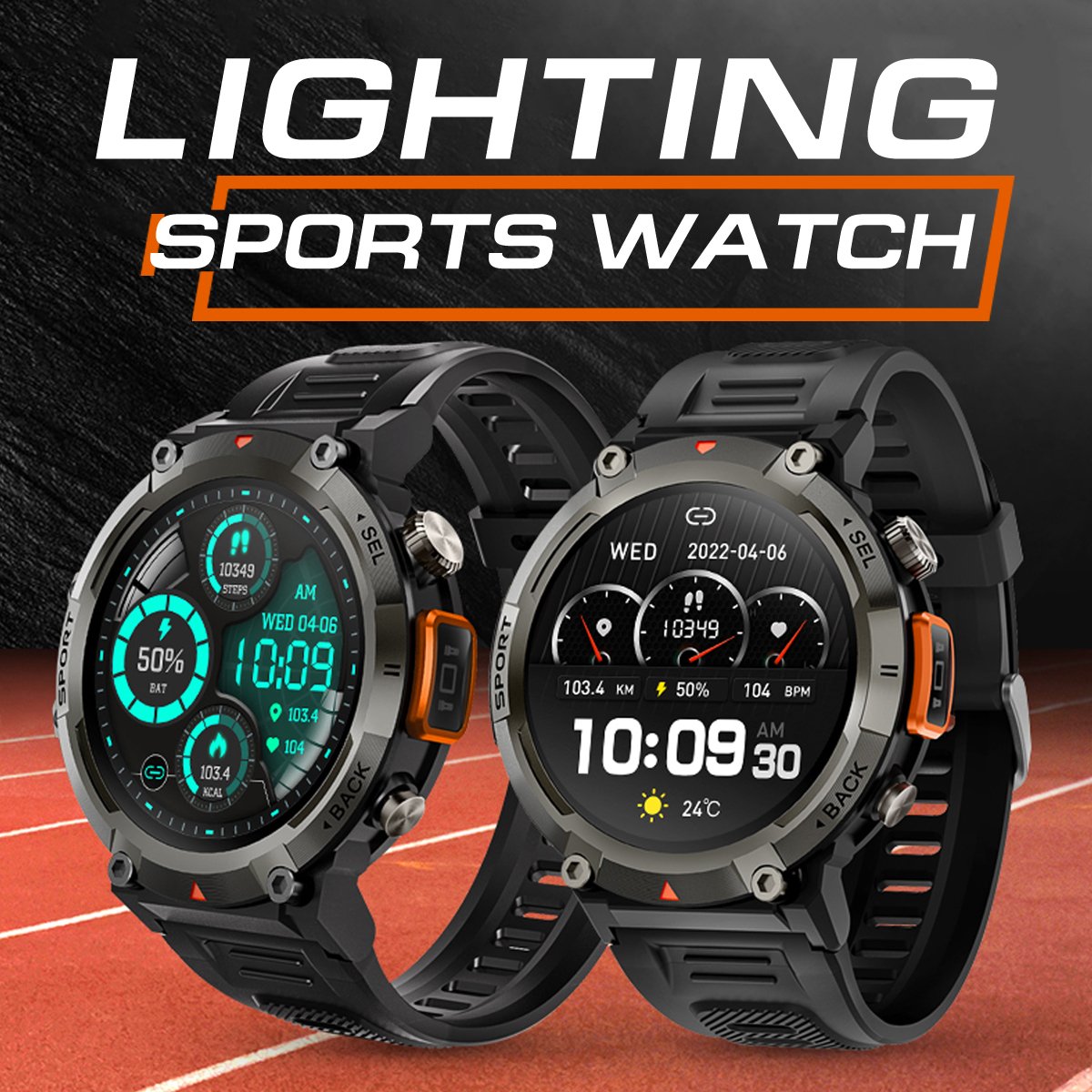 Fashion Round S100 Smartwatch Calling Function Android Watch Mens Waterproof Touch Multiple sports modes Smart Watches