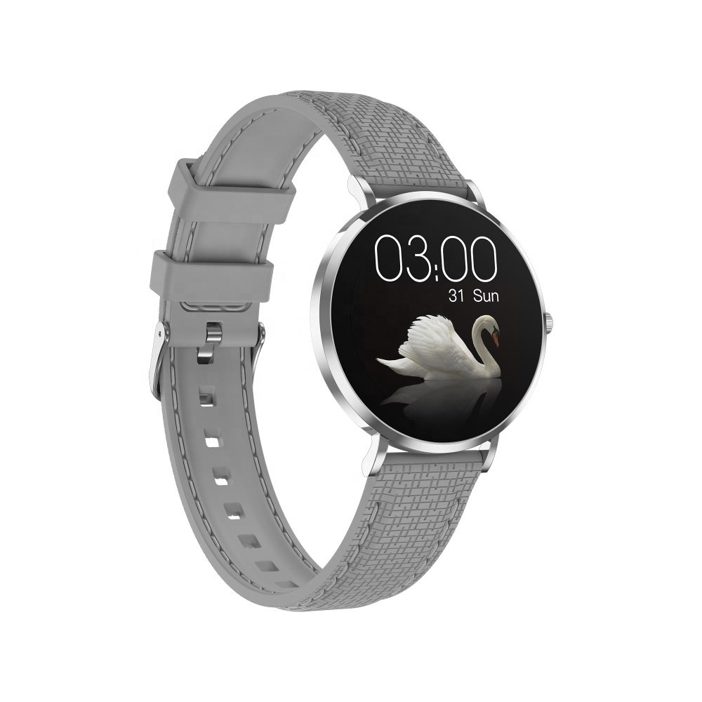 New Ultra Thin T8 Mini Ladies Smartwatch OEM Heart Rate Fitness Tracker AMOLED Screen Waterproof Sports Smart Watch Women