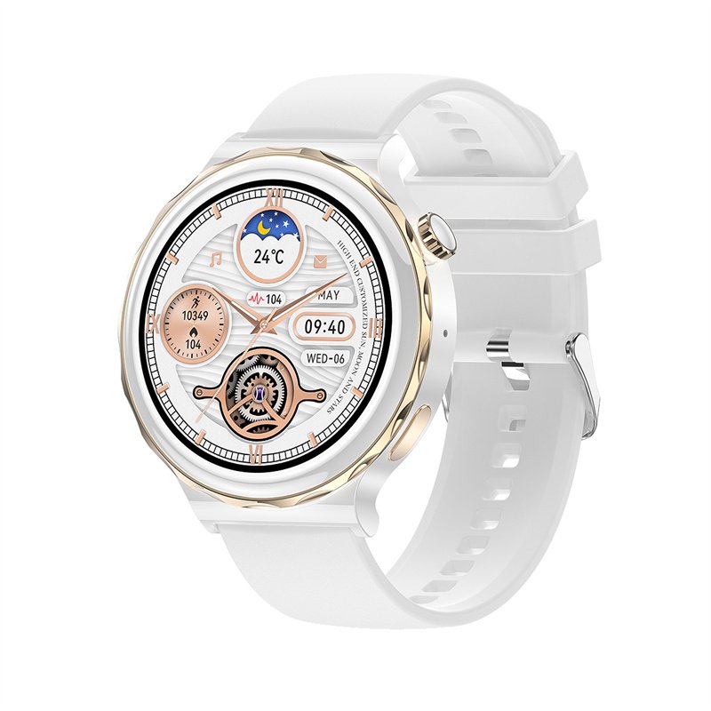 OEM Smart watch for women full screen touch HK43 BT call smart bracelet health tracker heart rate music women smart watch
