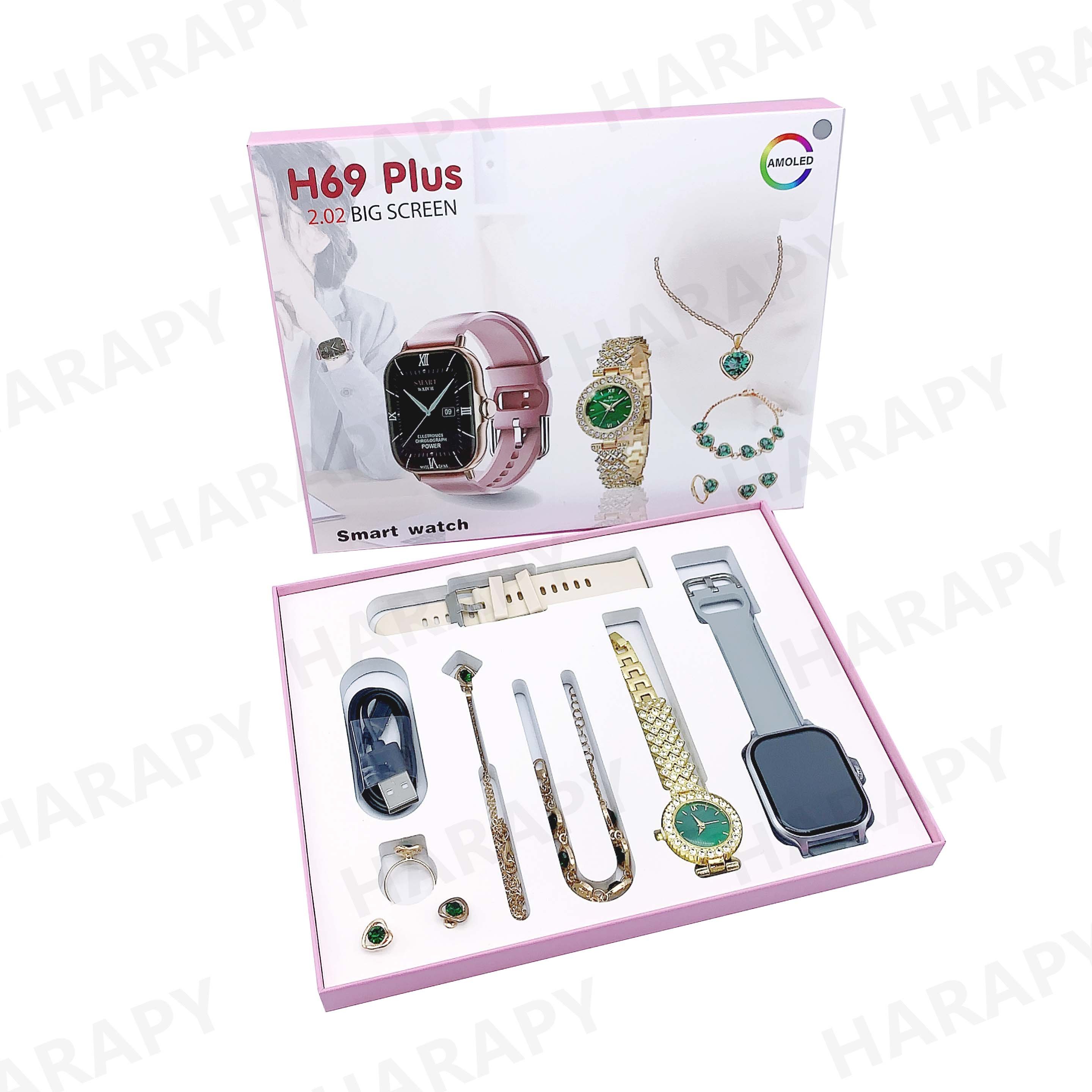 H69plus Smart watch two straps 2.01 HD Inch Series 9 S9Promax watch Wireless Charging Series 8 i8 pro max T55 pro max S9 A58