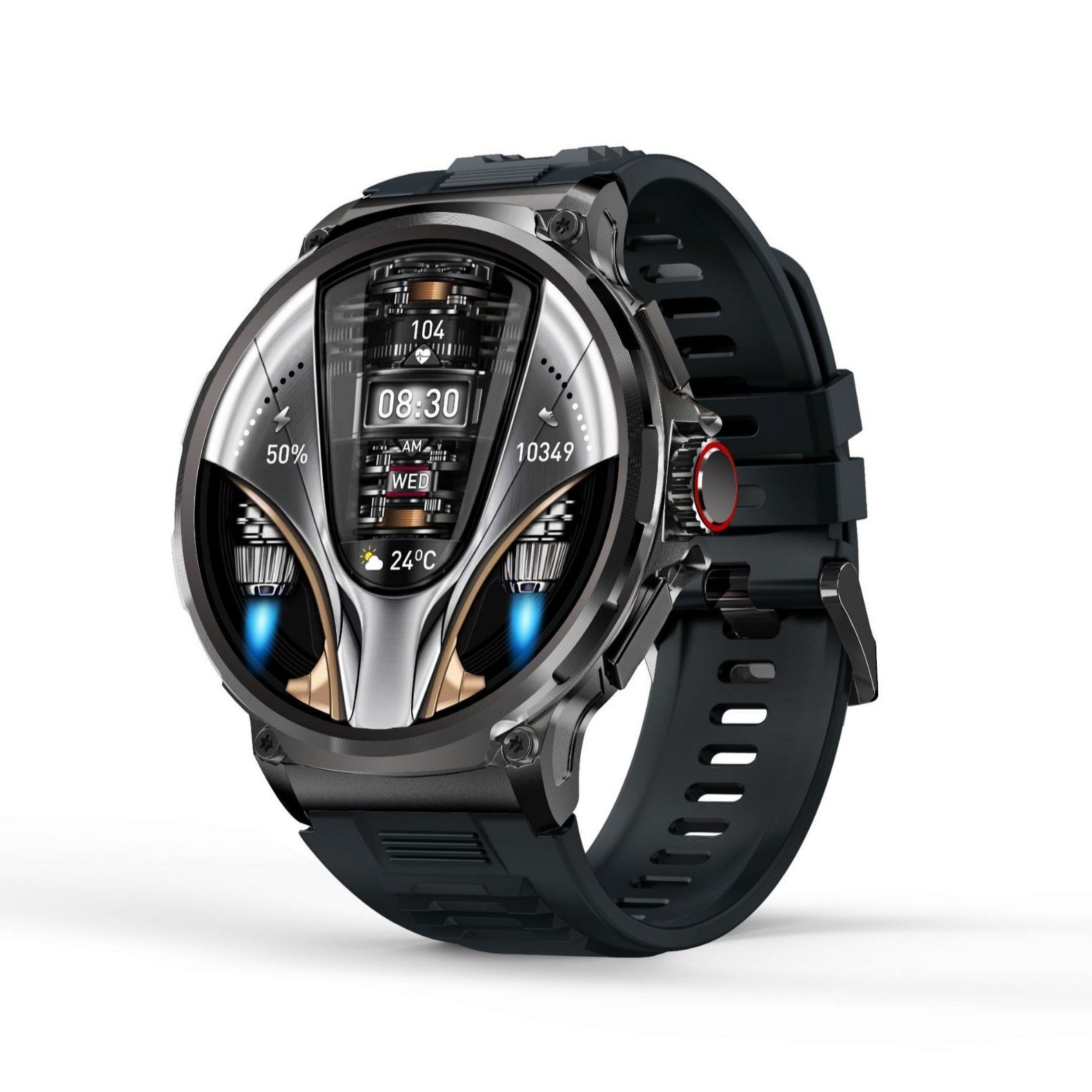 V69 Smart Watch Men IP68 Waterproof 1.85inch Large Screen BT Call Sports Hombre Smartwatch