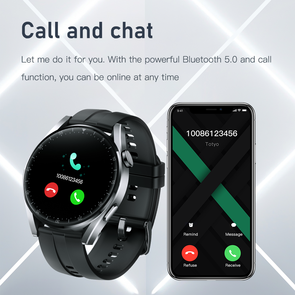 Smart Watch UM95plus Call Voice Assistant Sports Heart Rate And Blood Pressure Monitoring Google Pay NFC Fitness SmartWatch