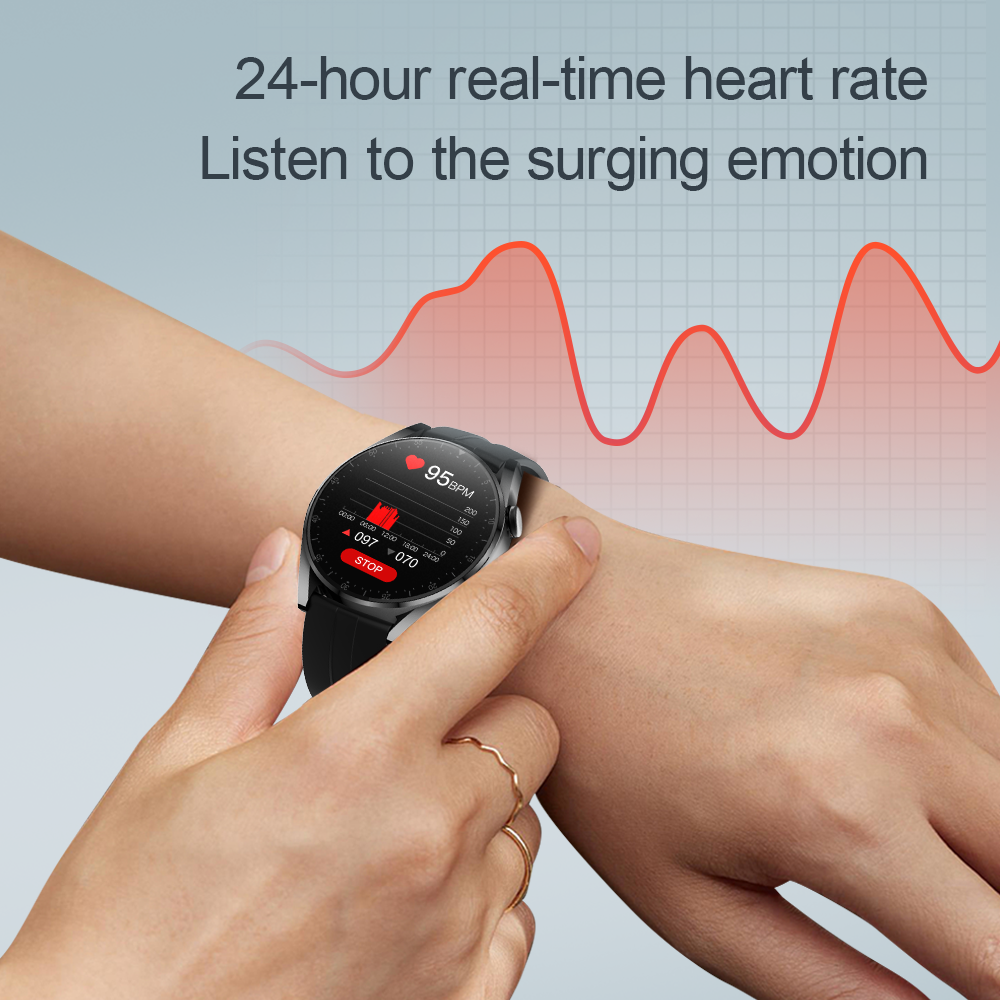 Smart Watch UM95plus Call Voice Assistant Sports Heart Rate And Blood Pressure Monitoring Google Pay NFC Fitness SmartWatch