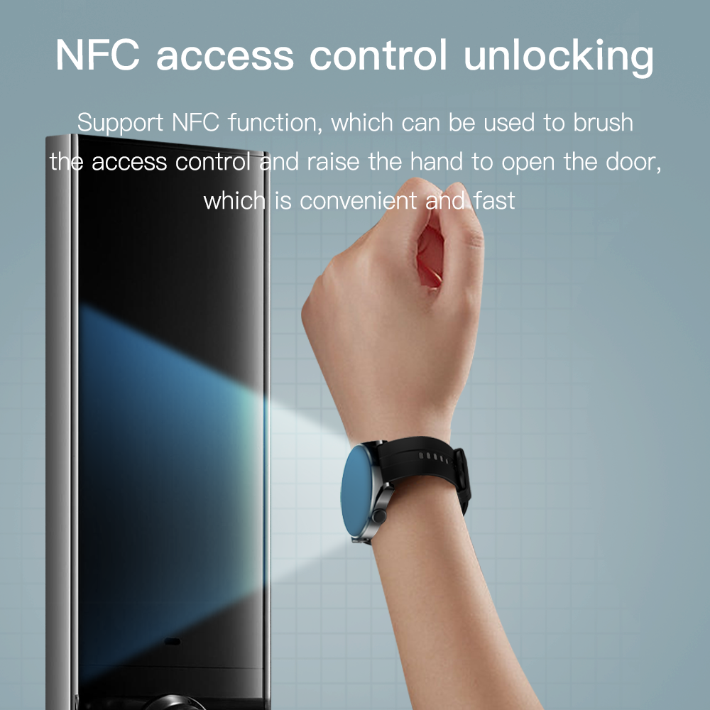 Smart Watch UM95plus Call Voice Assistant Sports Heart Rate And Blood Pressure Monitoring Google Pay NFC Fitness SmartWatch