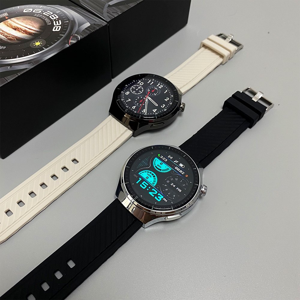 2024 Pro 4 Smart Watch 1.86'' Big Screen AMOLED Display Outdoor Sport BT Calling Round Waterproof Smartwatch for Men