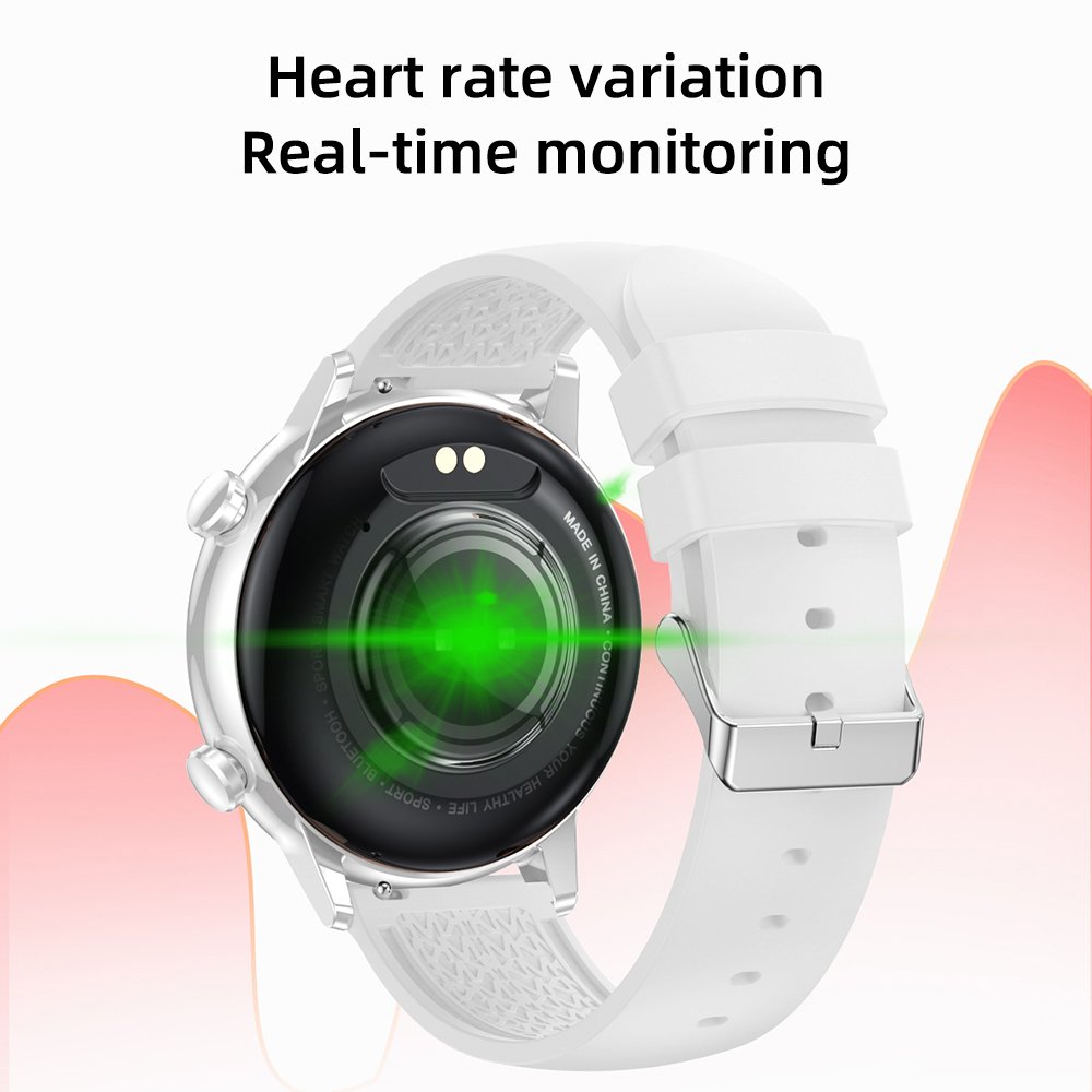 SENBONO HK39 New SmartWatch AMOLED Women Fashion Lovely Bracelet BT Call Blood Pressure Sports Fitness Tracker Smartwatch Ladies