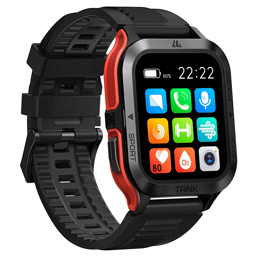 Kospet Tank M2 1.85 Inch Outdoor Smart Watch Hd Screen Bt Calling Function Fitness Sports Smartwatch