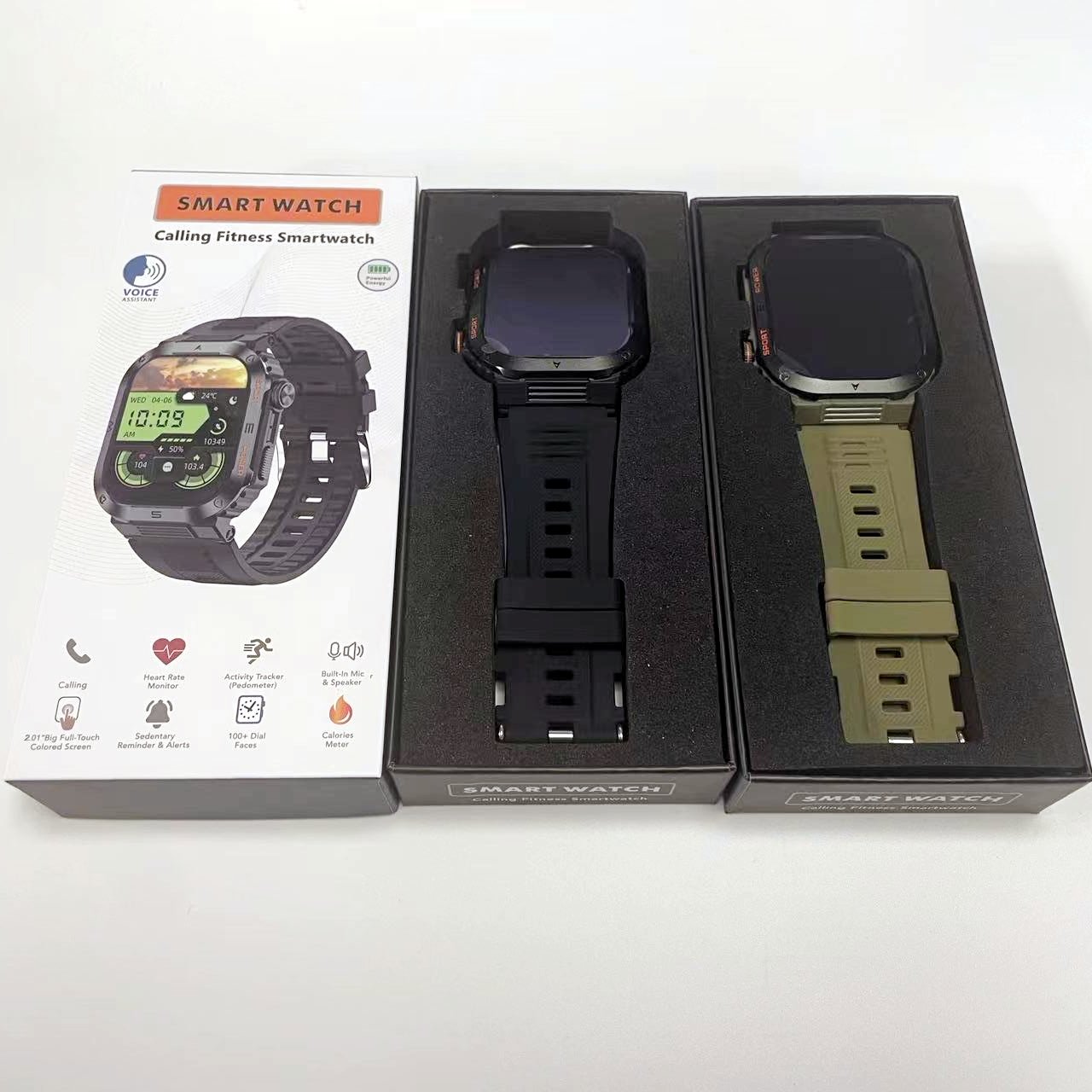 Fashion Sports Watch For Men 2.01inch Full Touch BP BO HR BT Call Fitness Outdoors Smartwatch IP68 Waterproof MT39 Smart Watch