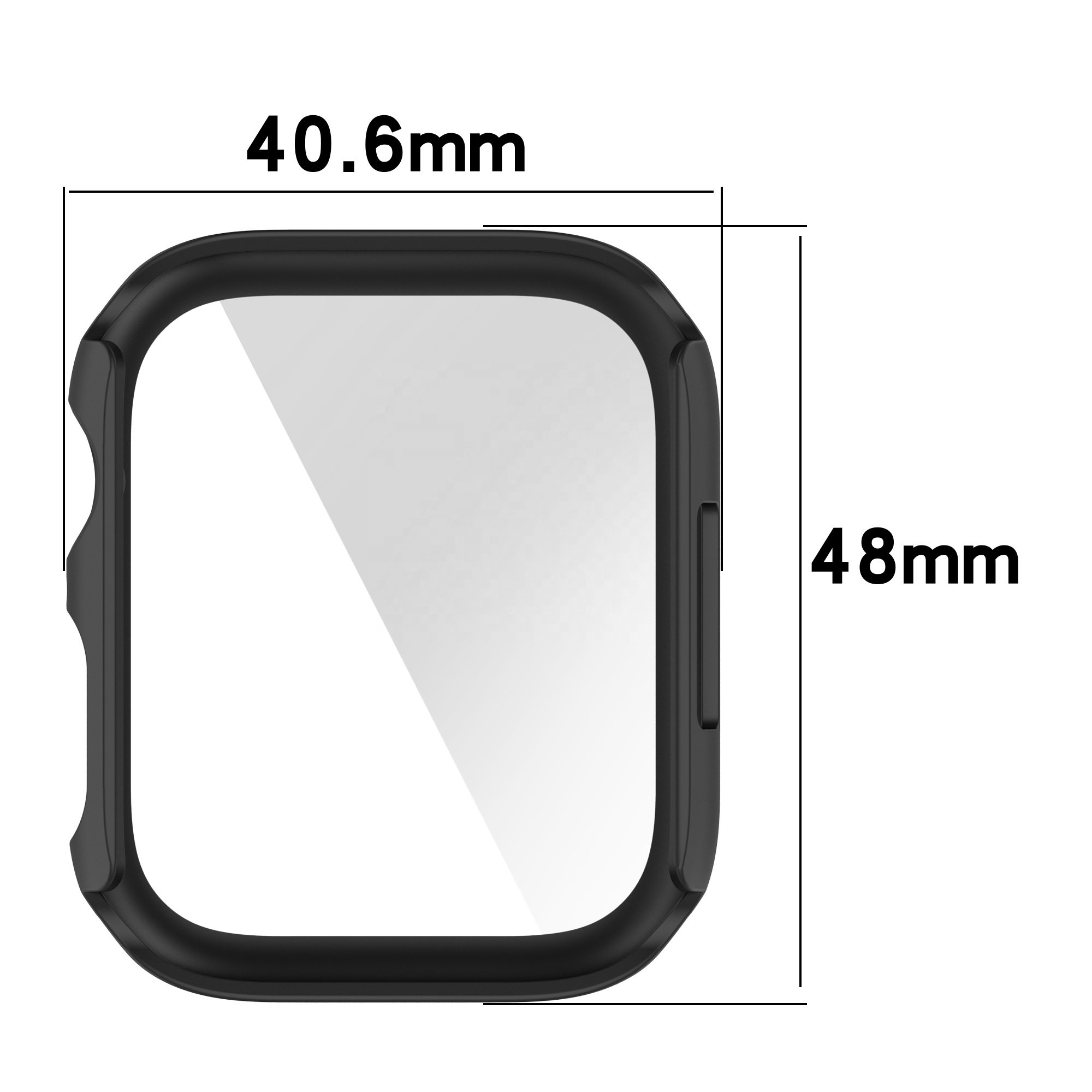 IVANHOE 10 Colors Matte Case for iWatch Series 7 41mm Protective Hard PC Bumper Frame for Apple Watch 7 41 41 mm iwatch7 Cover