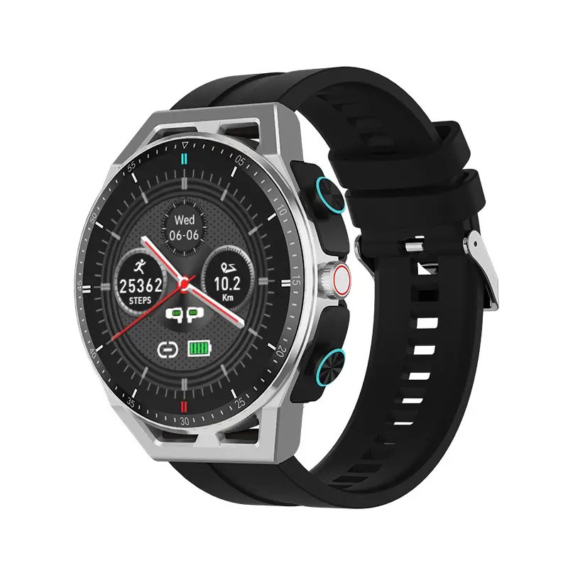 New Design Smart Watch T20 2 in 1 with Earphones unique designed 2 in 1 watch smart watch earbuds 2 in 1 with smart band brace