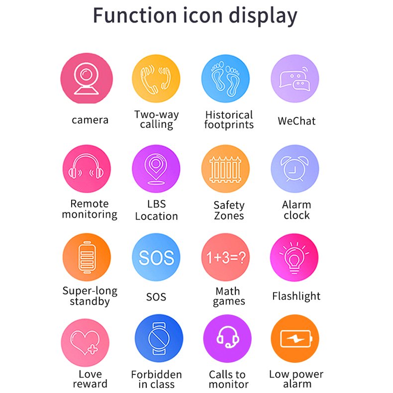 BOL MercadoLibre best seller Q12 Q19 kids smart watch daily life waterproof smart watches with SIM card flashlight camera SOS