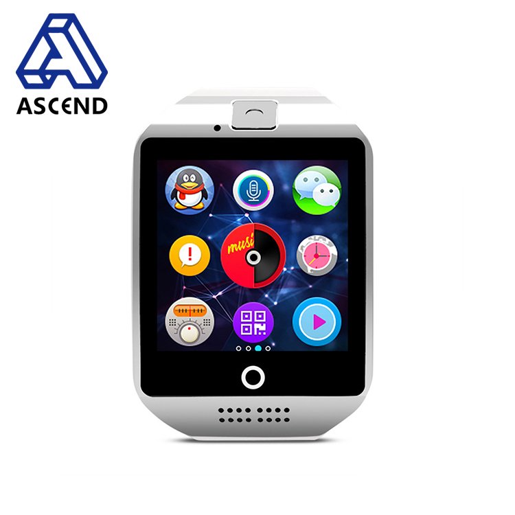 2022 Hot Selling Q18 Wireless Smartwatch Phone with 2.5D Touch Screen Built-in Camera Support SIM GSM VS DZ09 Smart Watch