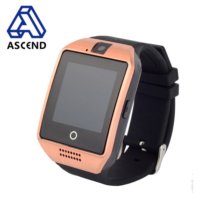 2022 Hot Selling Q18 Wireless Smartwatch Phone with 2.5D Touch Screen Built-in Camera Support SIM GSM VS DZ09 Smart Watch
