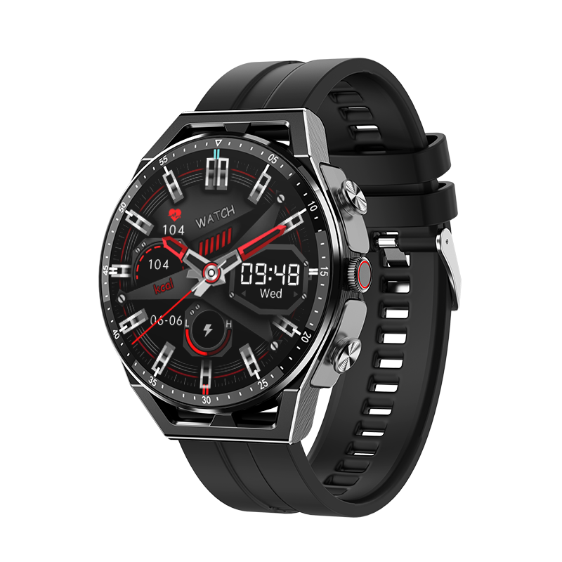 2 in 1 Watch Earphone T20 Smart Watch BT Calling Heart Rate Waterproof Touch Screen Blood Pressure Round 280mah With Earbuds