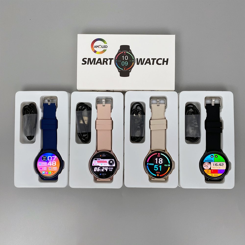 newest smart watch ZW60 1.43 inch TFT Touch Screen color Android Smart Watch With Heart Rate