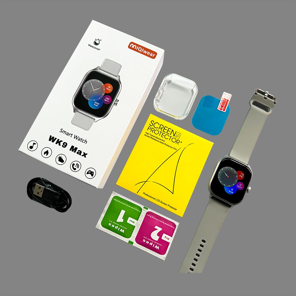 2024 Newest WK9 Max Smart Watch 2.3Inch Screen Rotating Dual Buttons Fitpro S9 IWO Smartwatch PK T800 Ultra t900 i8 m29 m69