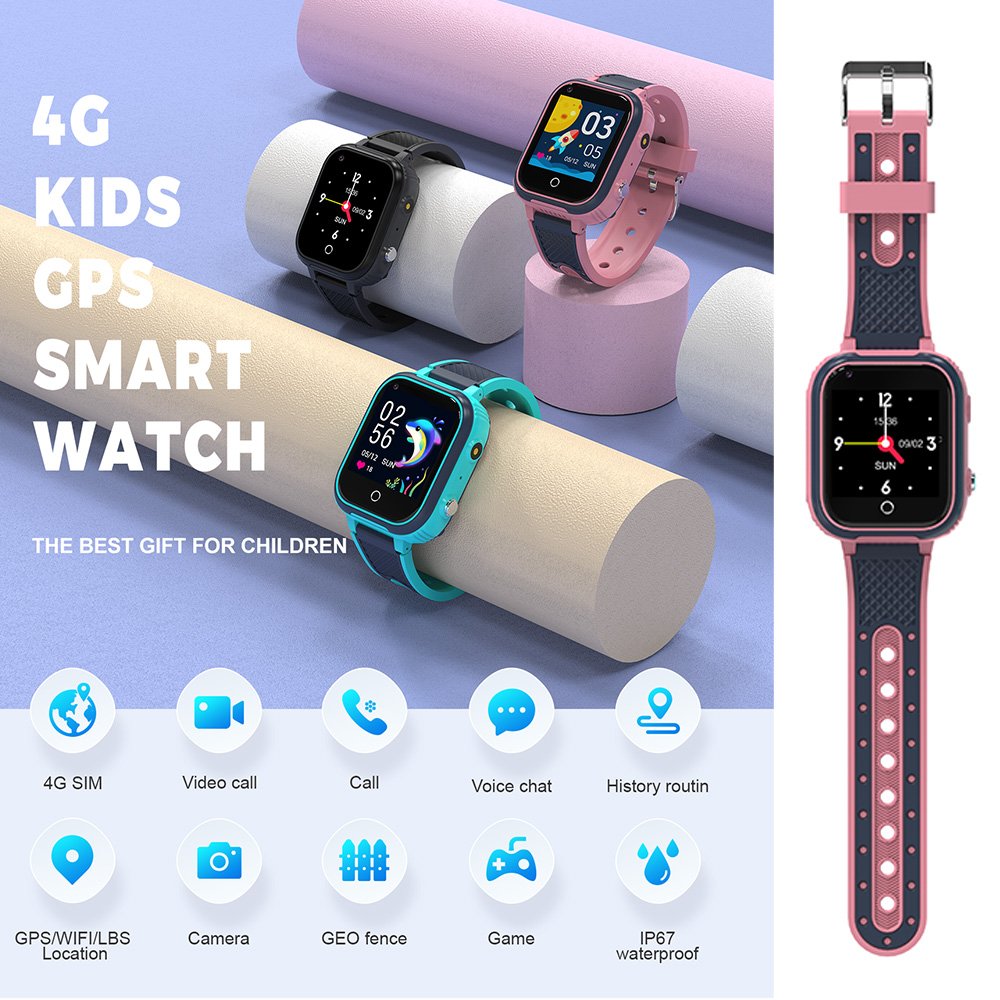 Watch supplier New design wearable devices children safety SOS GPS 7 funny games flashlight smart watch A10 kids watches
