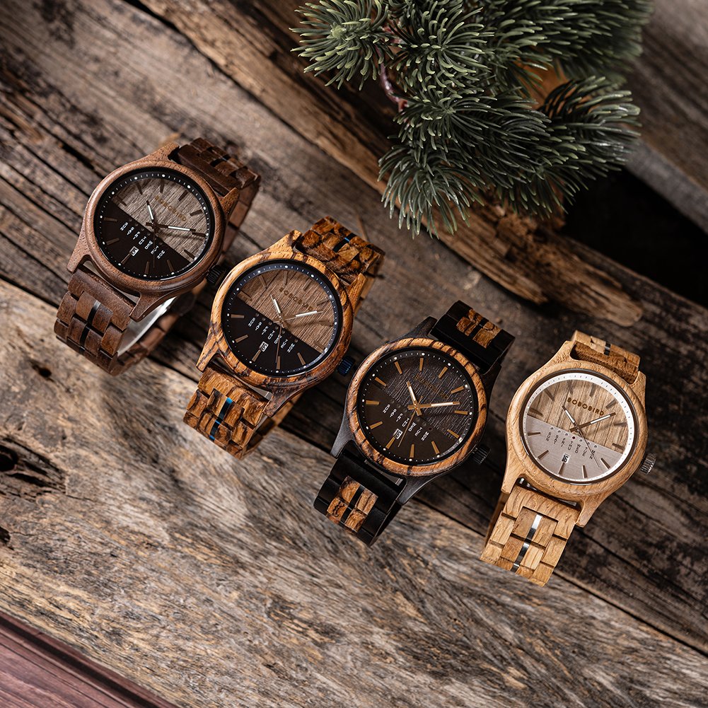 New Arrival High quality Waterproof Classic Wholesale custom logo oem brand Quartz wood watch