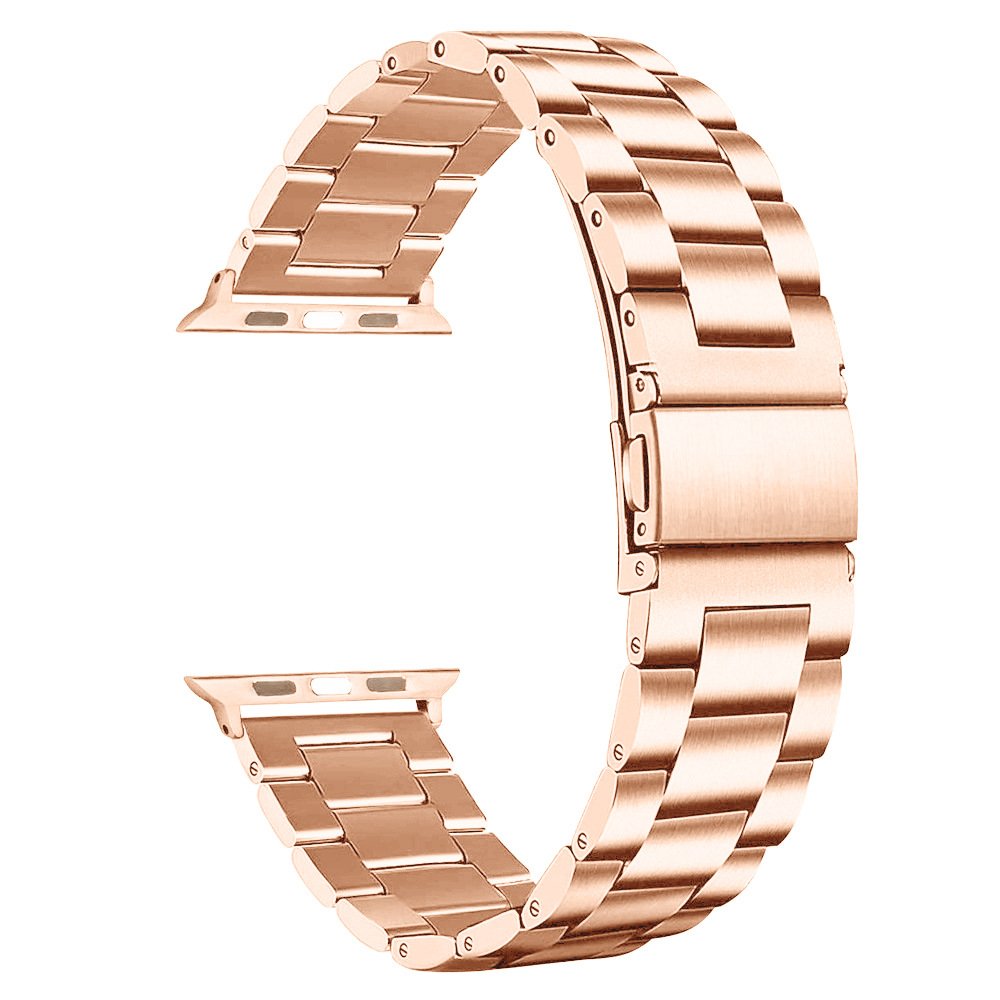 38/40mm 42/44mm for apple watch band Stainless Steel Metal three bead smart watch Strap for Apple Watch iWatch strap