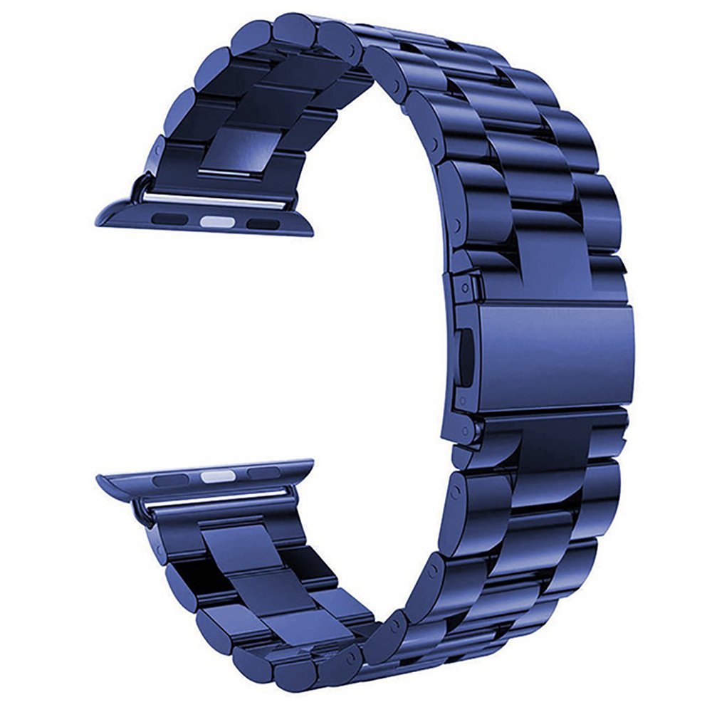 38/40mm 42/44mm for apple watch band Stainless Steel Metal three bead smart watch Strap for Apple Watch iWatch strap