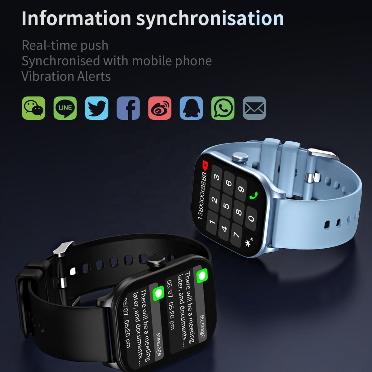 Magnetic Charging 2.10 Inch High Definition Screen Ready To Ship Heart Rate Monitoring Smart Watch
