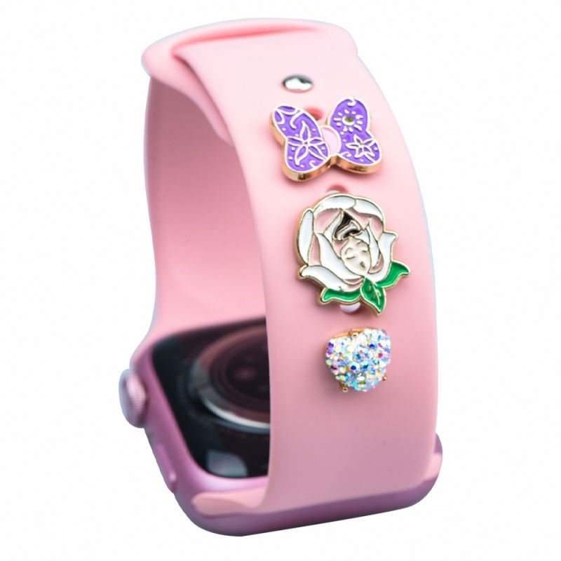 Metal Paw Decorative Nails Watch Charms For Smart Watch Bands & Accessories Custom Hard Enamel Band Charms For Bracelet