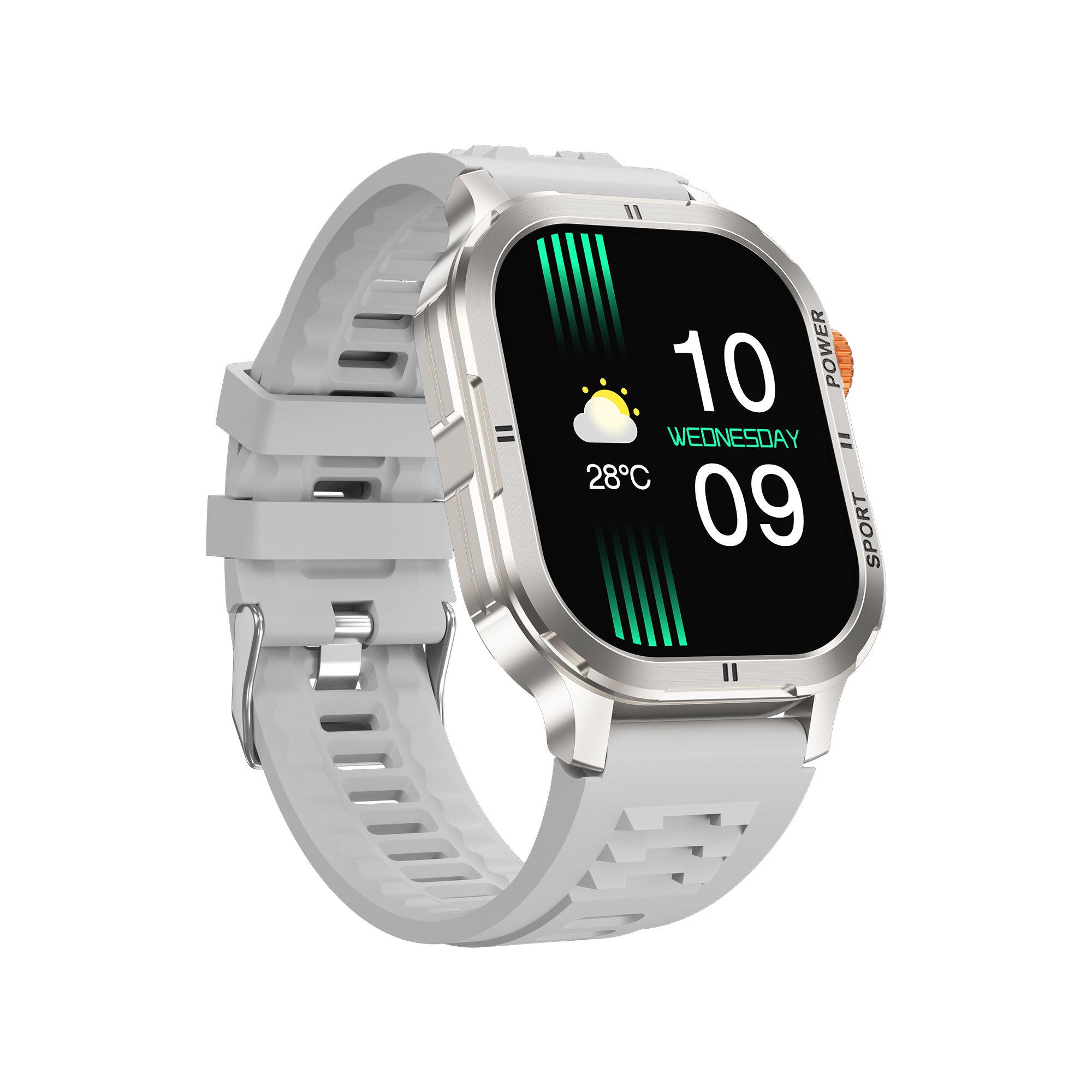 350Mah Blood Pressure Smartwatch IP68 Waterproof M63 AMOLED Screen Smart Watch Exercise Modes BT Calling Health Monitoring CE