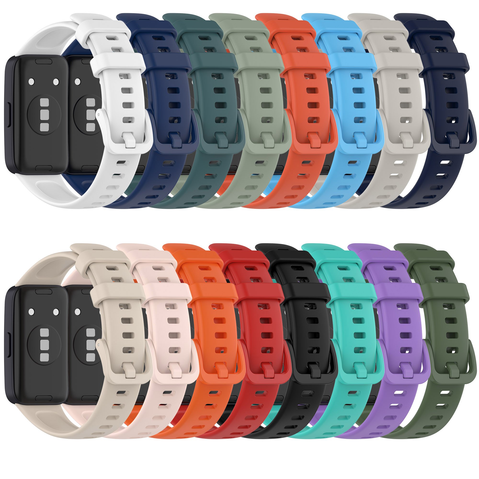 Top fashion huawei band 8 9 silicone TPU sport smart Watch Strap Bracelet Correa For huawei band 8 9 men
